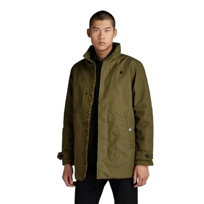 Abbildung von G STAR RAW Herren Padded trench, Grün (dark olive D23627 D342 C744), L