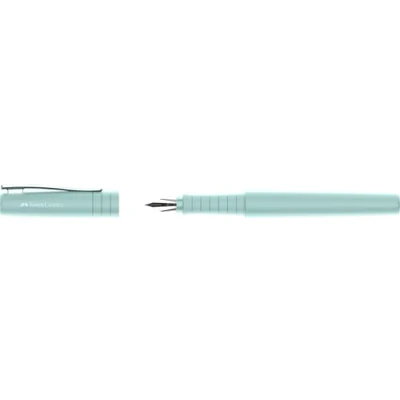 Abbildung von FABER CASTELL 241009 Füller Poly Pen, Federbreite M, Füllfederhalter caribic blue