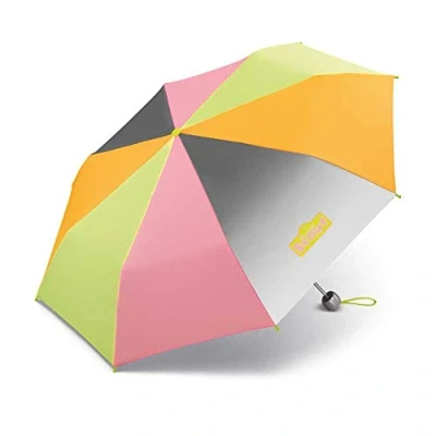 Abbildung von Scout Kinder Regenschirm Taschenschirm Schultaschenschirm mit großen Reflektionsflächen und kräftigen Farben extra leicht Safety