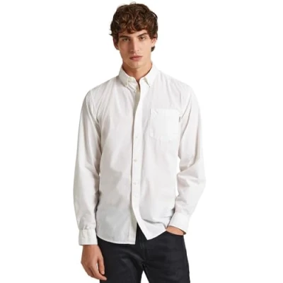 Abbildung von Pepe Jeans Hemd, Herren, Größe: Large, White