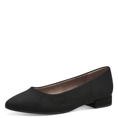 Abbildung von Jana Damen Ballerinas mit Blockabsatz Vegan, Schwarz (Black), 37 EU
