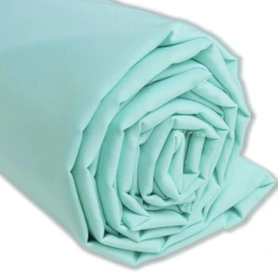 Abbildung von IPEA Baumwollstoff Popeline Aquamarin Grün 200 cm x 150 Made in Italy Meterware zum Nähen, Bekleidung, Futterstoffe, Möbel, Patchwork, Stoff einfarbig Nähen