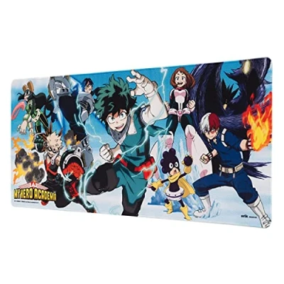Abbildung von Grupo Erik Gaming Mauspad XXL My Hero Academia Anime Fanartikel Mousepad rutschfest und Wasserabweisend Groß Mouse Pad Schreibtischunterlage PC Zubehör
