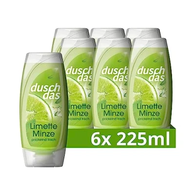 Abbildung von Duschdas Duschgel Limette Minze Duschbad mit Fresh Energy Duftformel sorgt für einen erfrischenden Start in den Tag 6x 225 ml
