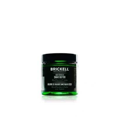 Abbildung von Brickell Men&#039;s Products Glatte, bürstenlose Rasierbutter natürlich und organisch (Duftend, 59 ml)