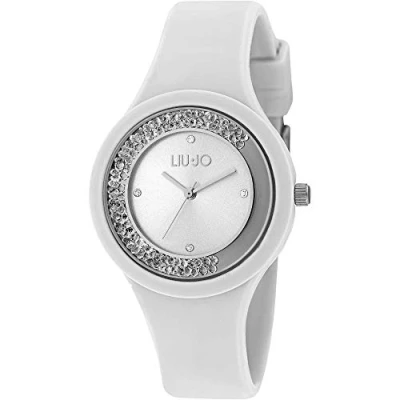 Abbildung von LiuJo Damen Analog Quarz Uhr mit Silikon Armband TLJ1417