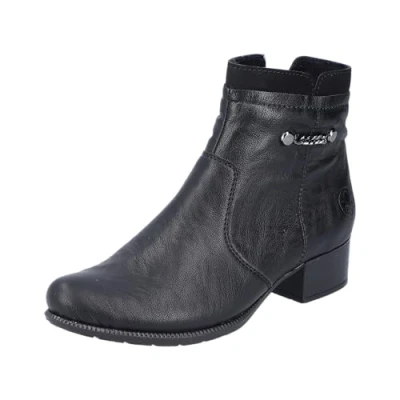 Abbildung von Rieker Stiefelette, Damen, Größe: 36, schwarz Schuhe