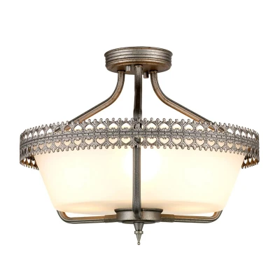 Abbildung von Elstead Lighting Crown SF Deckenleuchte 3xE27 H:35,6 Ø:43,8