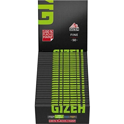 Abbildung von Zigarettenpapier Gizeh Fine 25 Heftchen à 50 Blättchen