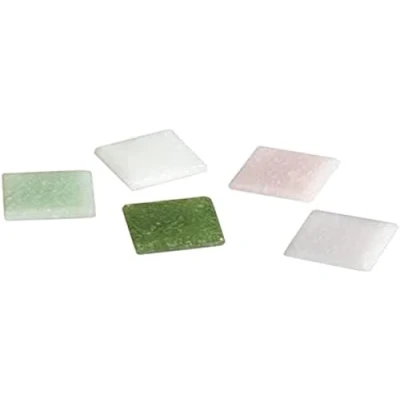Abbildung von Rayher Hobby Artdecor Mosaik Mix 2x2cm, ca.350Stück, Dose 1kg , Glasmosaik, Glassteine, Grün Töne,1453113