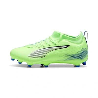 Abbildung von Puma Ultra 5 Match FG/AG JR Unisex Fußballschuh Nocken für Kinder, Größe: 36, Fizzy apple/white/bluemazing Schuhe