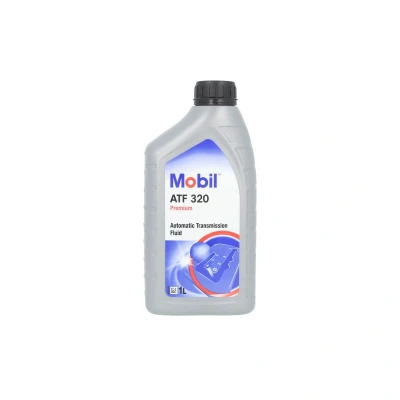 Abbildung von MOBIL ATF 320 146477 Automatikgetriebeöl III 1 Rot RENAULT: CLIO 3, MEGANE 2 Coupe Cabriolet, Kangoo I, BMW: 3 Saloon, Touring, X5