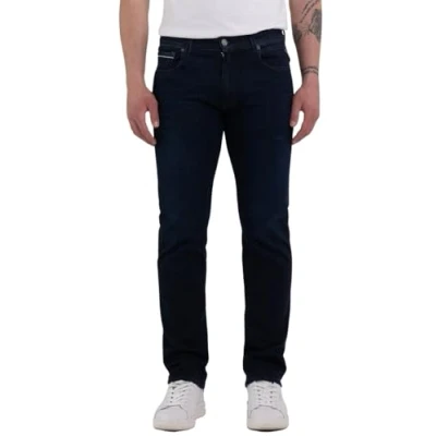 Abbildung von Replay Grover Pants Jeans Straight Leg, Herren, Größe: 31x34, Dark blue