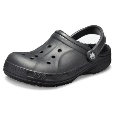 Abbildung von Crocs Unisex Ralen Lined Clog, Black/Black, 7 UK