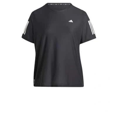 Abbildung von adidas Performance OWN THE RUN PLUS SIZE Sport Tshirt, Damen, Größe: 46 48, Black