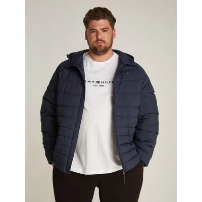 Abbildung von Tommy Hilfiger MIX Quilt Hooded Jacket Winterjacke, Herren, Größe: 5XL, Desert sky