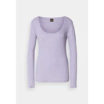 Abbildung von BOSS Edeline Langarmshirt, Damen, Größe: Large, Open miscellaneous