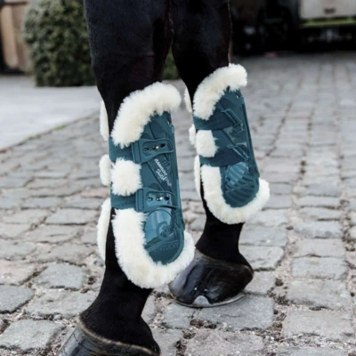 Abbildung von Kentucky Gamaschen Bamboo Elastic Vegan Sheepskin Smaragdgrün XS