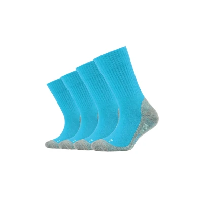 Abbildung von Camano Unisex Kinder Online Children pro tex Function 4er Pack Socken, Turquoise, 27/30