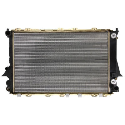 Abbildung von NRF 51319 Kühler, Motorkühlung Aluminium 632 412 30 Kühlrippen mechanisch gefügt