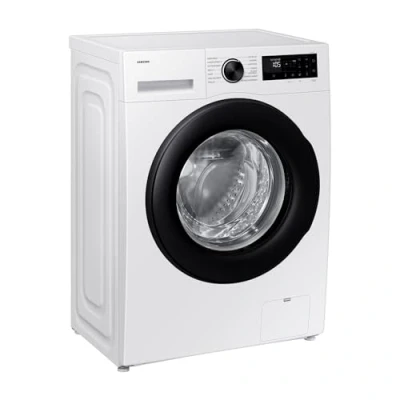 Abbildung von Samsung WW90DG5G34AEEG Waschmaschine WW5100D SLIM, 9 kg, EEK: A ( 10%), Nur 48 cm tief, Dampfprogramm, AI Energy Mode, Ecobubble, WiFi, Mikroplastik Programm, Wash, SuperSpeed 39 Min., Weiß