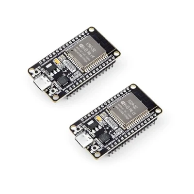 Abbildung von ELEGOO ESP WROOM 32 Entwicklungsboard USB C, 2.4GHz Dual Modus WiFi+Bluetooth Core Mikrocontroller für Arduino IDE, Unterstützung AP/STA/AP+STA, CP2102 Chip, 2 Stück