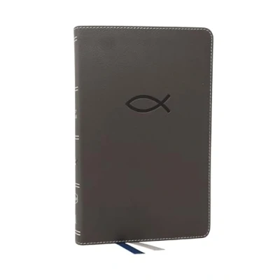 Abbildung von NKJV, Thinline Bible Youth Edition, Leathersoft, Gray, Red Letter, Comfort Print: Holy Bible, New King James Version