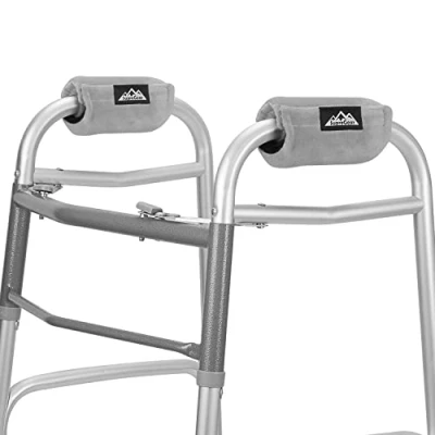 Abbildung von supregear Walker Handgriff Gepolsterte, 2 Pack Atmungsaktives Kissen Bequeme Gepolsterte Gehhilfegriffabdeckungen Rollator Grip Pads für Gehwagen Krücke Rollstuhl Rutschfestes Mobilitätszubehör