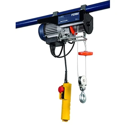 Abbildung von FERM Elektro Seilhebezug 500W Max. Hubhöhe 12 Meter Tragkraft 250 kg