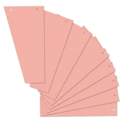 Abbildung von Herlitz 10837565 Trennstreifen Trapez, 100 er Pack, rosa