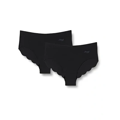 Abbildung von Sloggi Hipster 2 PACK Slip, Damen, Größe: XS, Black