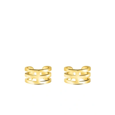 Abbildung von SOFIA MILANI Damen Ohrringe 925 Silber vergoldet/golden Geometrie Ear Cuff E2687