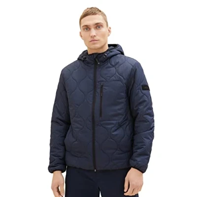 Abbildung von TOM Tailor Denim Light Weight Jacket Übergangsjacke, Herren, Größe: Large, Sky captain blue