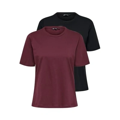Abbildung von ONLY Kurzarmshirt »ONLONLY S/S TEE NOOS 2 PACK«, (Packung, tlg.)