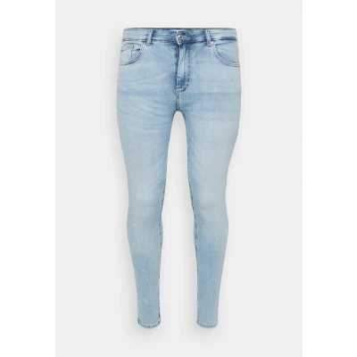 Abbildung von ONLY Carmakoma Carwilly Jeans Skinny Fit, Damen, Größe: 42x32, Light blue denim