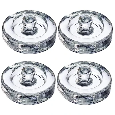 Abbildung von Westmark Fermentiergewichte Fermentierset bestehend aus 4 Gewichten zum Fermentieren, Glasgewichte in zwei Größen, Zubehör für Fermentation Glas, Ø 8 cm, Stück
