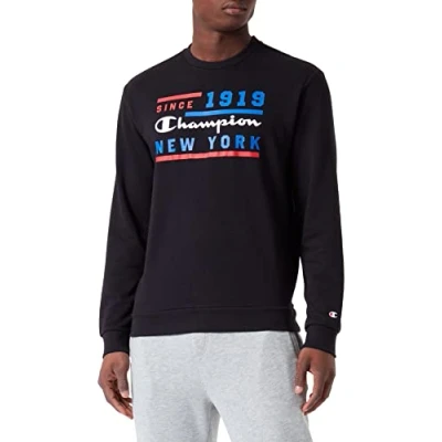 Abbildung von Champion Crewneck Graphic SHOP Authentic Sweatshirt, Herren, Größe: Medium, Black