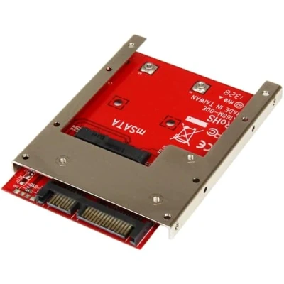 Abbildung von StarTech.com mSATA SSD auf 2,5 Zoll SATA Adapter / Konverter 22 Pin 6,4cm HDD