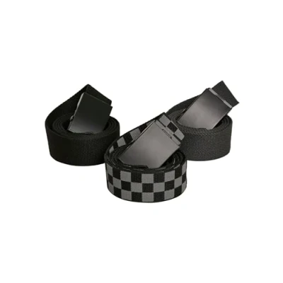 Abbildung von Urban Classics TRIO 3 PACK Gürtel, Größe: S/M, Grey/black