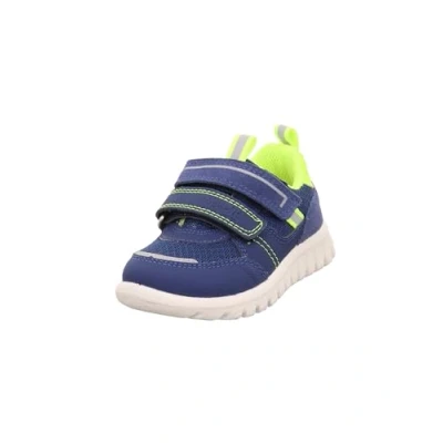 Abbildung von Superfit SPORT7 MINI Unisex Lauflernschuh für Kinder, Größe: 29, Blau/gelb Schuhe
