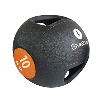 Abbildung von Sveltus Medizinball mit Griffen, 10 kg