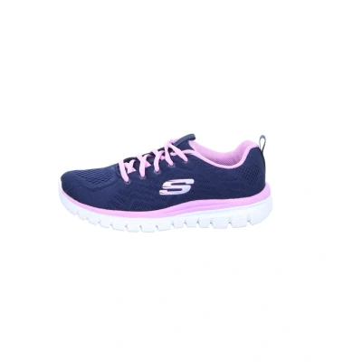 Abbildung von Skechers Damen Graceful Get Connected Sneaker,Navy Hot Pink, 37 EU