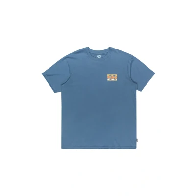 Abbildung von Billabong Crayon WAVE Tshirt print, Herren, Größe: Medium, Slate blue