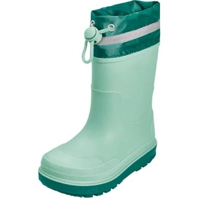 Abbildung von Playshoes Regenstiefel Unisex Kinder Gummistiefel, Grün Stulpe, 21 EU