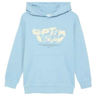 Abbildung von s.Oliver MIT Frontprint Kapuzenpullover für Kinder, Größe: 134/140, Himmelblau