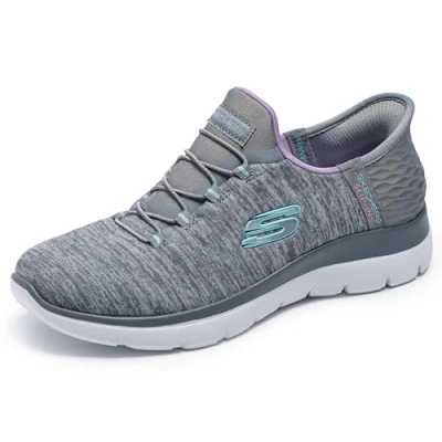 Abbildung von Skechers Summits Damen Sneaker, Grau Mint, 39 EU