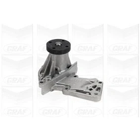 Abbildung von GRAF PA990 Wasserpumpe mit Dichtung mechanisch Messing für Keilrippenriementrieb FORD: FIESTA 6, Galaxy Mk2 MPV, FOCUS 3 Turnier, VOLVO: V50, V70