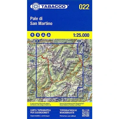 Abbildung von 22 Pale di San Martino: 1:25000 (Carte topografiche per escursionisti, Band 22)