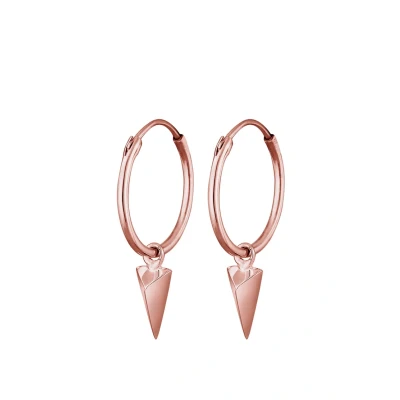 Abbildung von Elli Triangle Ohrringe Rose goldcoloured, Damen, Größe: One Size, gold coloured