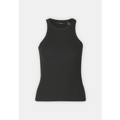 Abbildung von Vero Moda Vmchloe Short TANK Top, Damen, Größe: Large, Black